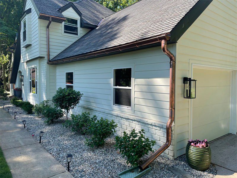 Copper Gutters