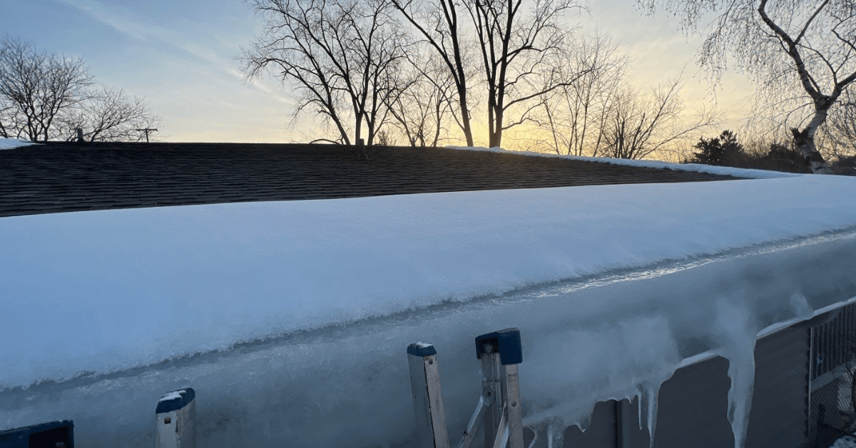 Roof Ice damage