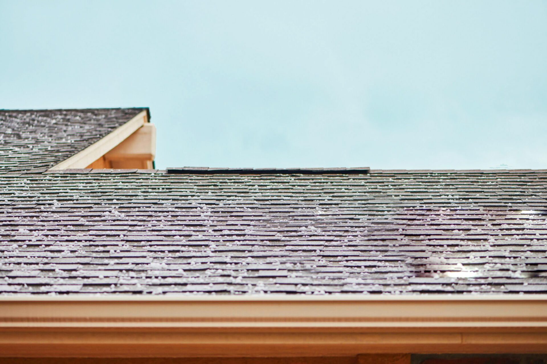 Hail on roof